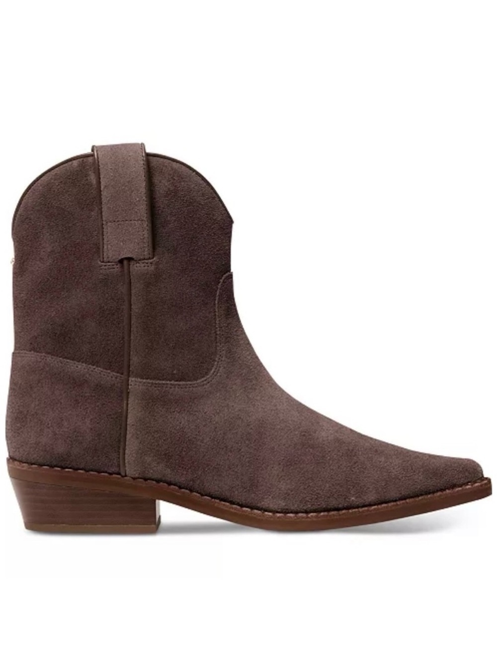 MICHAEL Michael Kors Taupe Suede Western Ankle Boot